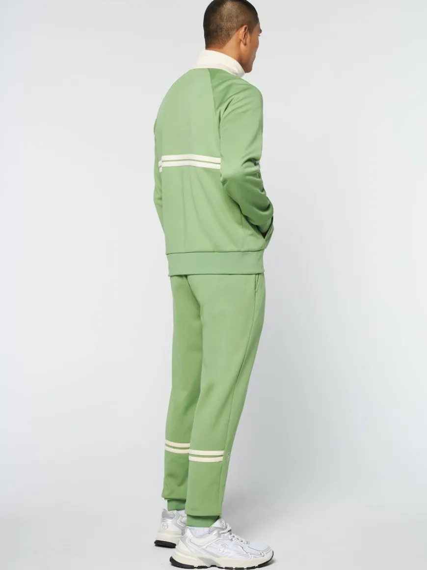 Dallas Track Jacket Archivio- Jade Green/ Pearl Ivory