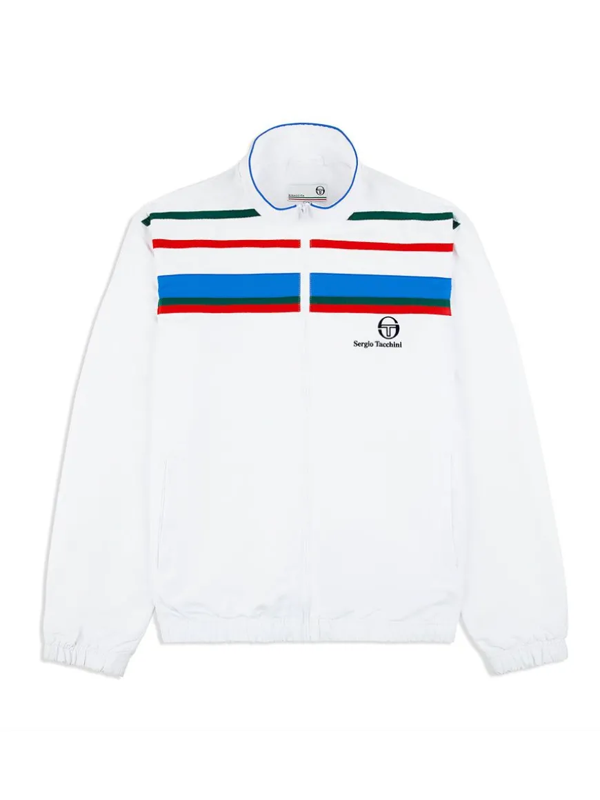 Denver Track Jacket- White