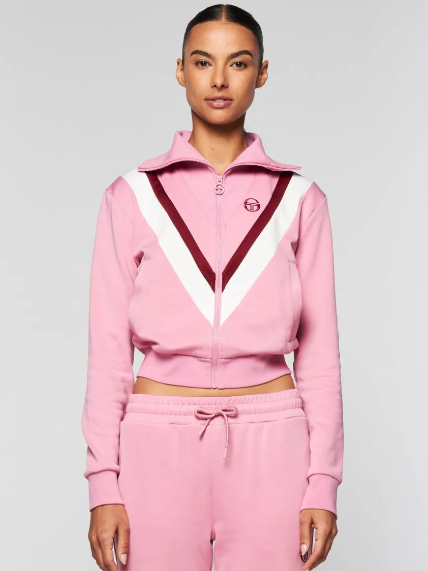 Federica Knit Zip Track Jacket- Polignac