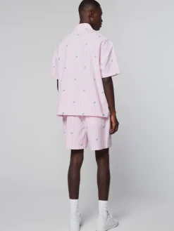 Granda Camp Shirt-Begonia Pink
