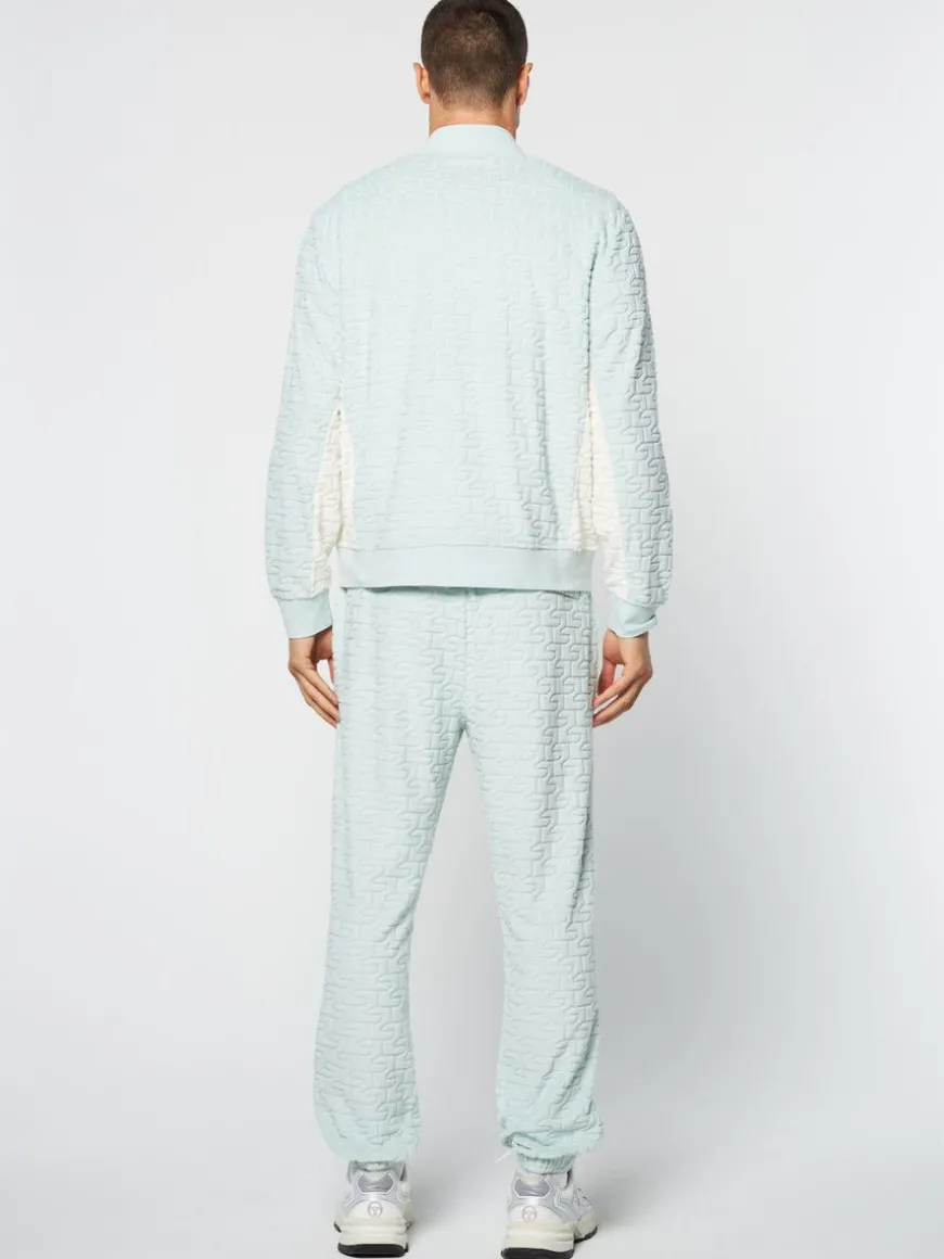Livata Monogram Track Jacket- Surf Spray