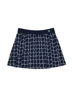 Orazio Printed Skort- Maritime Blue