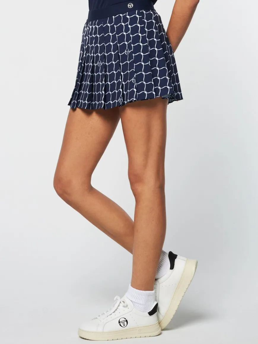 Orazio Printed Skort- Maritime Blue