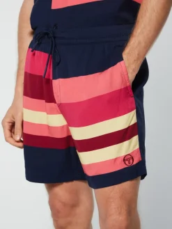 Pennellata Short- Maritime Blue/ Multi