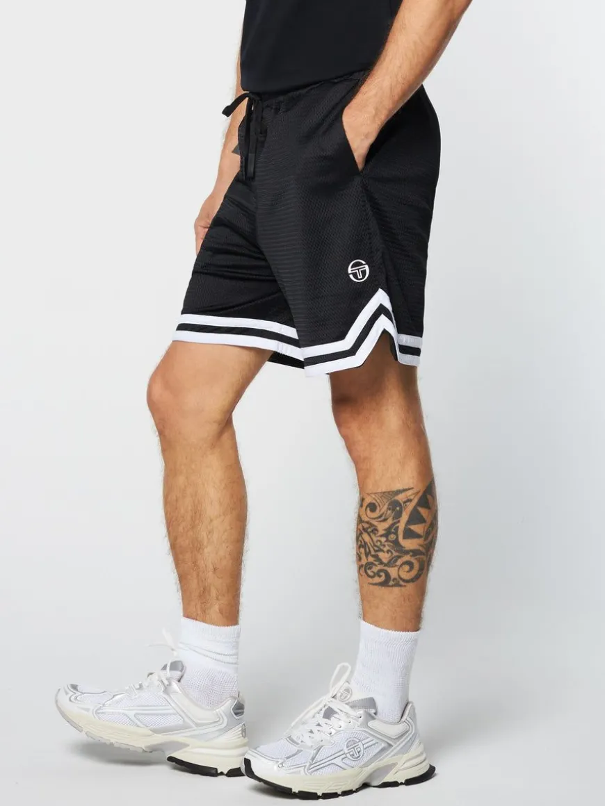 Spazio Banda Mesh Short- Black Beauty