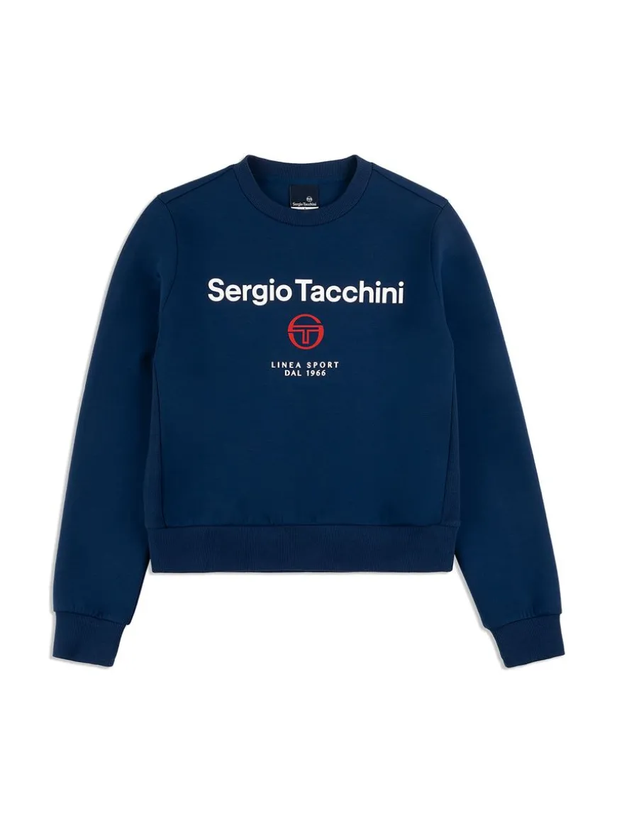 Women'S Linea Sport Crewneck- Maritime Blue