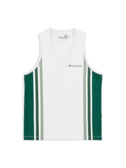 Women'S Monza Tennis Tank- Brilliant White