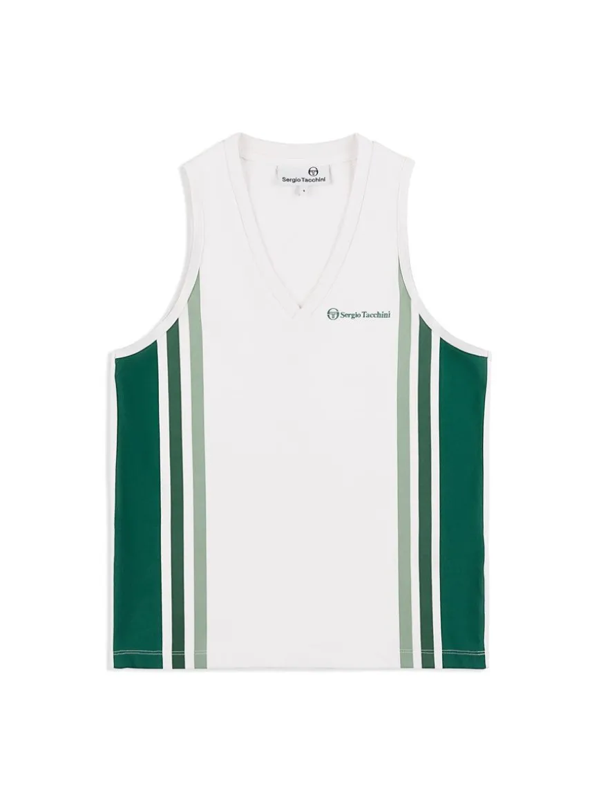 Women'S Monza Tennis Tank- Brilliant White